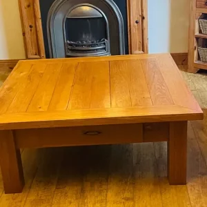 Solid oak coffee table - Image 2