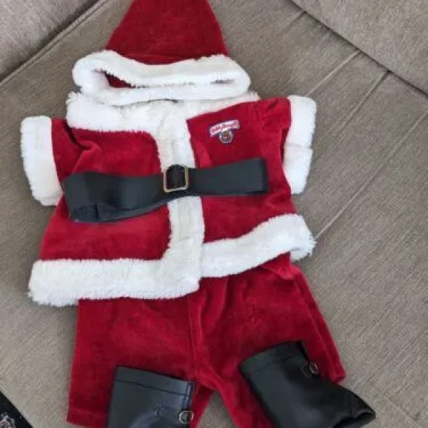 Vintage Teddy Ruxpin Full Santa Suit