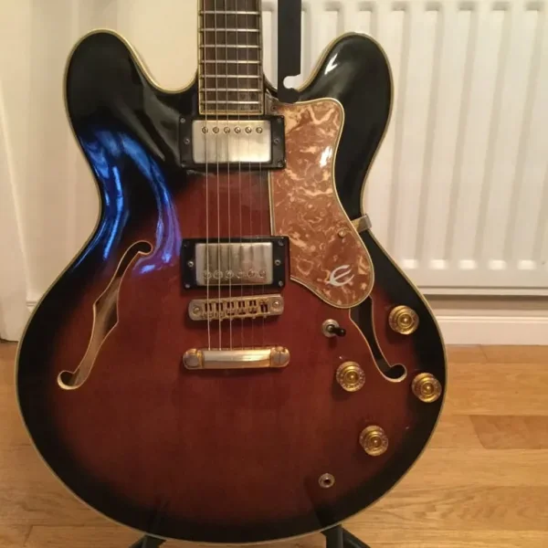 Rare Epiphone By Gibson Sheraton 1986 Samick Factory Headstock