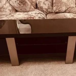 Piano black TV cabinet - Image 2