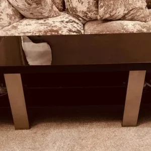 Piano black TV cabinet