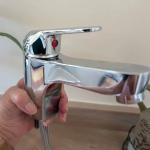 Chrome mixer tap and fittings