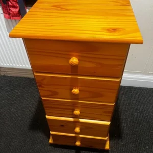 Pine chest of drawers - Image 3