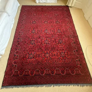 Persian hand knotted wool rug 290 x 200