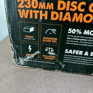 EVOLUTION 230MM DISC CUTTER WITH DIAMOND BLADE - Image 3