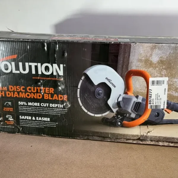EVOLUTION 230MM DISC CUTTER WITH DIAMOND BLADE