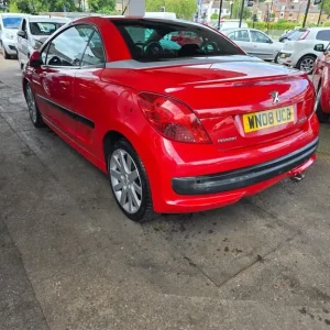 2008 Peugeot 207 1.6 16V GT THP 2dr Convertible Petrol Manual - Image 5