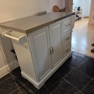Kitchen island with drop leaf extension - Image 6