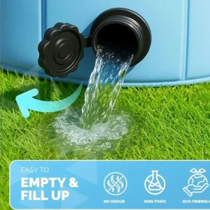 Large blue folding pet paddling pool - Image 2