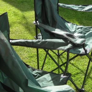 2 Folding camp chairs as good as new - Image 2
