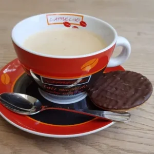 Cappuccino Coffee Mugs with Saucers - Image 5