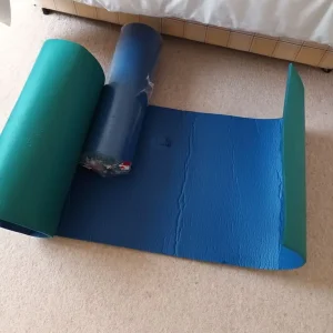 2 rolls of foam mats for camping etc