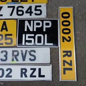 Old number plates x8 - Image 2