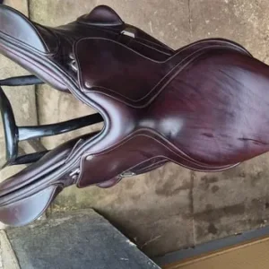 17.5 inch Brown Event Saddle BATES ADVANTA - Image 3