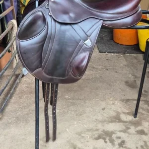 17.5 inch Brown Event Saddle BATES ADVANTA