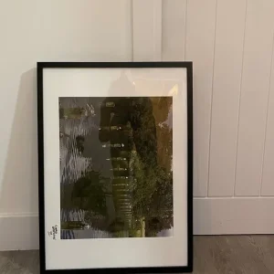 Large IKEA frame with signed photo - Image 2