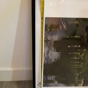 Large IKEA frame with signed photo - Image 3
