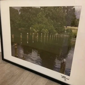 Large IKEA frame with signed photo - Image 6