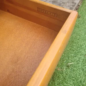 Matching pine bedside cabinets with drawer and shelf - Image 6