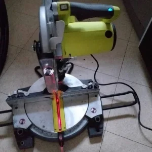 Rayobi miter saw with laser