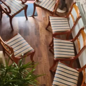 X6 Yew wood chairs - Image 4