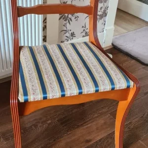 X6 Yew wood chairs - Image 6