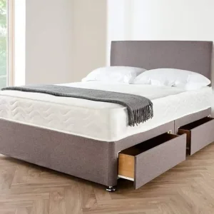 Small Double Divan Bed with Mattress