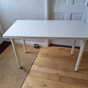 White IKEA table 1.2m long x 60cm - Image 3