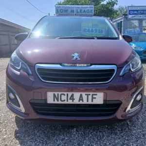 2014 Peugeot 108 1.2 VTi Allure 3dr Hatchback Petrol Manual - Image 2