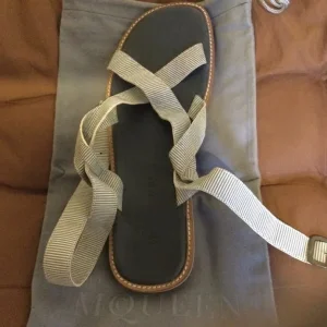 VINTAGE ALEXANDER MCQUEEN LEATHER SANDALS - Image 2