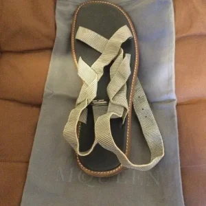 VINTAGE ALEXANDER MCQUEEN LEATHER SANDALS - Image 3