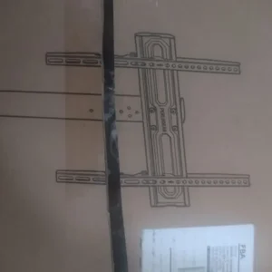 Black metal TV stand - Image 2