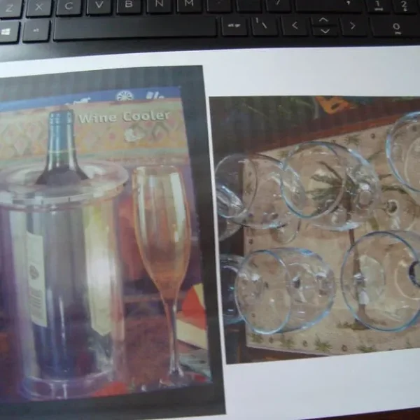 Magnum Wine Glasses and Wine Cooler Bundle