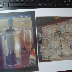 Magnum Wine Glasses and Wine Cooler Bundle