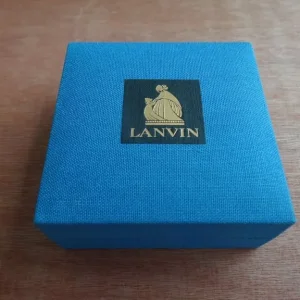 New Lanvin Square Logo-engraved Cufflinks