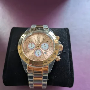 ToyWatch Womens rose gold and clear plastic wristwatch - Image 5