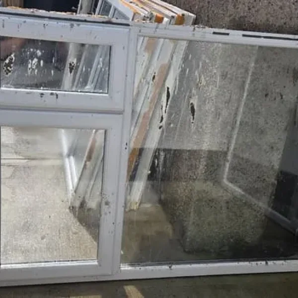 Large window frames 187" x 142"