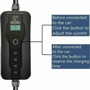 Type 2 EV Charging Cable - 5M, UK 3-Pin, Portable & Smart - Image 4