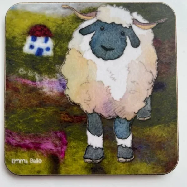 COASTER - SHEEP & COTTAGE BY EMMA BALL