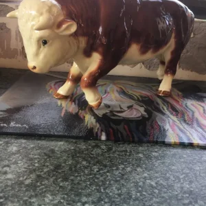 Porcelain bull