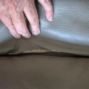 Sofa leather grey - Image 5