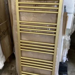 Brushed gold towel ladder radiators - Image 2