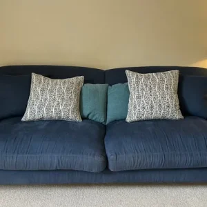 Nkuku Deni Grand Sofa Brera Linen Indigo - Image 3