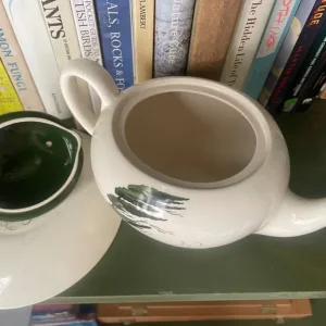 Myott England teapot and plate - Image 5