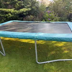 12x8 green Kanga trampoline