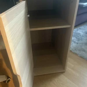 IKEA Storage Unit – White Stained Oak Effect – Adjustable Shelf - Image 4