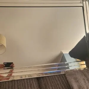 100cm x 70cm wall mirror - Image 2
