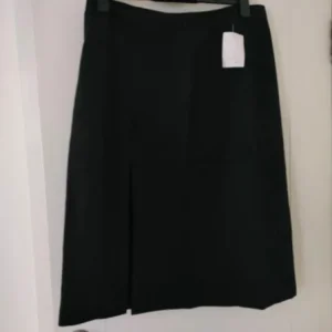 Womens black workwear skirt