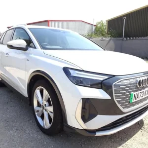 2023 Audi Q4 e-Tron S Line 40 Electric – Front, Side, Rear Damage – Salvage Repairable
