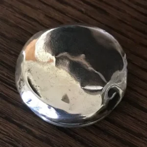 Antique Cut Glass Silver Topped Tubular Pot - Image 4